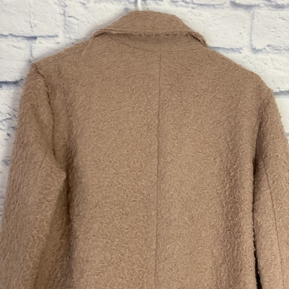 Helmut Lang camel shaggy alpaca coat medium - Picture 7 of 11
